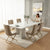 Modern Marble-Style Dining Table