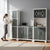 Multi-Piece Modular Kitchen Storage Cabinet Set in modern kitchen, showcasing customizable storage and stylish design.