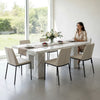 Modern Marble-Style Dining Table
