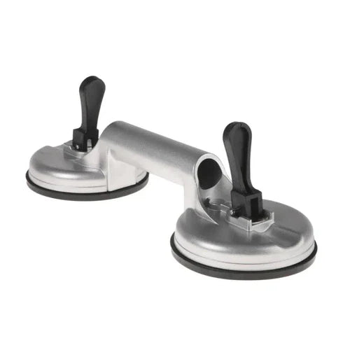 Suction Cup Lifter for safely handling glass panels and tiles with secure grips.
