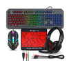 4-in-1 Wired LED Backlit Gaming Keyboard