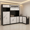 Multi-Piece Modular Metallic Kitchen Unit