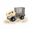 Dinosaur Fossil Truck Playset with dinosaur skeletons and truck featuring a dinosaur skull on top.