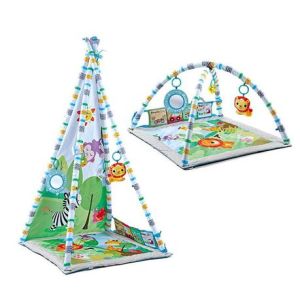 2 In 1 Baby Activity Play Gym and Removable Tent