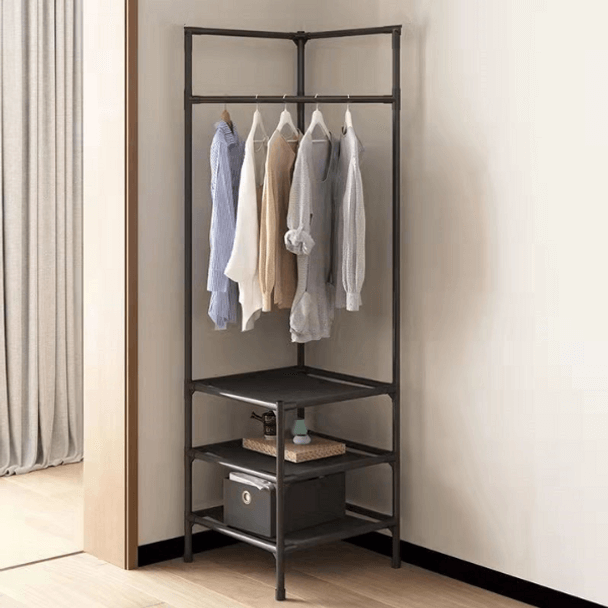 Multifunctional Floor Standing Corner Coat Rack