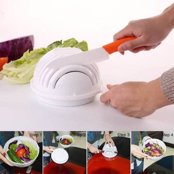 Salad bowl cutter